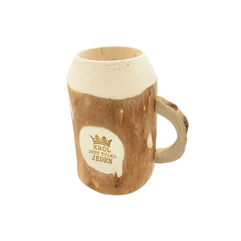  Kufel do piwa "Król jest tylko jeden" - bez kory