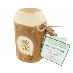  Kufel do piwa "Król jest tylko jeden" - bez kory