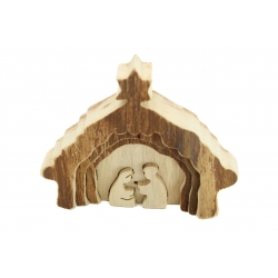 Szopka 3d - bez kory