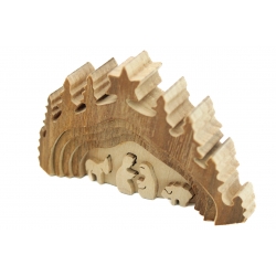  Szopka 3d lasek - bez kory