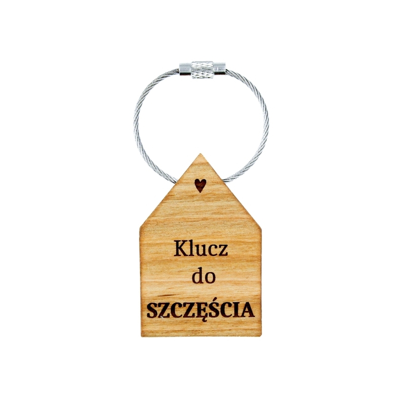 Brelok domek - Klucz do szczęścia