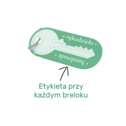 Brelok serce - ciesz się małymi rzeczami